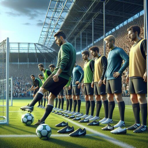Perfecting Free Kicks in Training Sessions